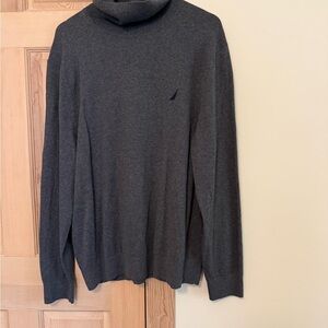 Nautica Dark Gray Men's Turtleneck Sweater